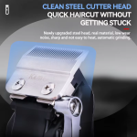 Kemei KM-1551 Professional Hair Clipper for Salon, USB Rechargeable with LED Display, Styling and Trimming Tool for Barbers.