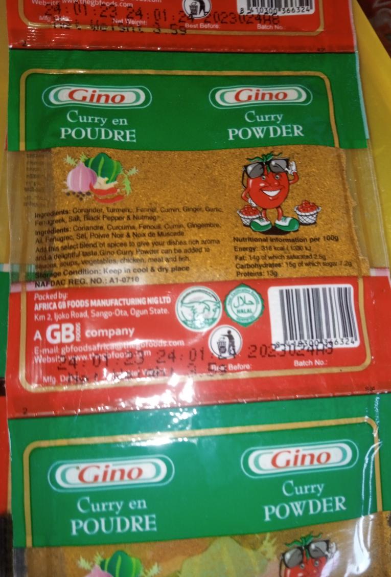 GINO CURRY (1 SACHET)