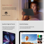 2024 Global Version Tablets New 10.1 Inch Octa Core 8GB RAM 256GB ROM Android 12 Google Play 4G Phone Call 5G WiFi Tablet PC     (Bundle: Standard Accessories)