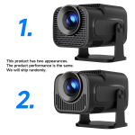 HY320 1080P Projector 720P Android 11 4K Projector 300ANSI Wifi6 BT5.0 Cinema Outdoor Portable 180° Rotable Projector