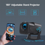 HY320 1080P Projector 720P Android 11 4K Projector 300ANSI Wifi6 BT5.0 Cinema Outdoor Portable 180° Rotable Projector