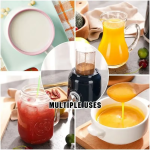 2-in-1 1.5L High Power Blender Mixer Electric Juicer Machine Smoothie Blender Food Processor Personal Juice Blender Cup
